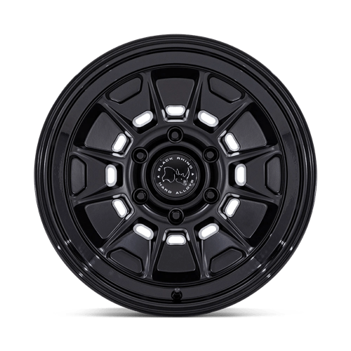 18x9 black rhino hard alloys br021 mondo matte black w gloss black lip wheel 6x5.5 bolt pattern 12mm offset