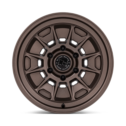 18x9 black rhino hard alloys br021 mondo burnt bronze wheel 6x5.5 bolt pattern 12mm offset