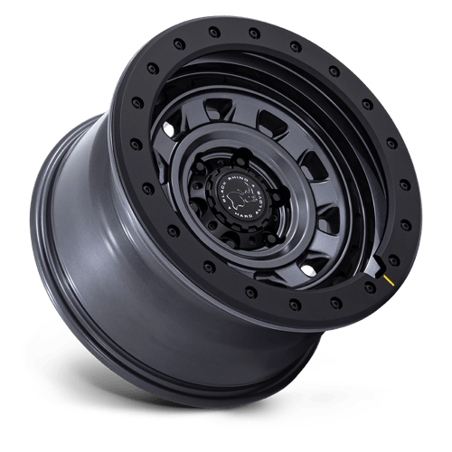 17x9 black rhino hard alloys br023 xplorer matte gunmetal w matte blk lp wheel 6x5.5 bolt pattern 12mm offset