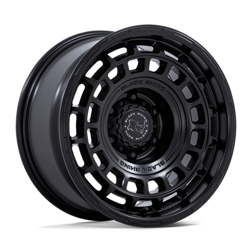 17x8 5 black rhino hard alloys br024 awol matte black wheel 6x5.5 bolt pattern 25mm offset