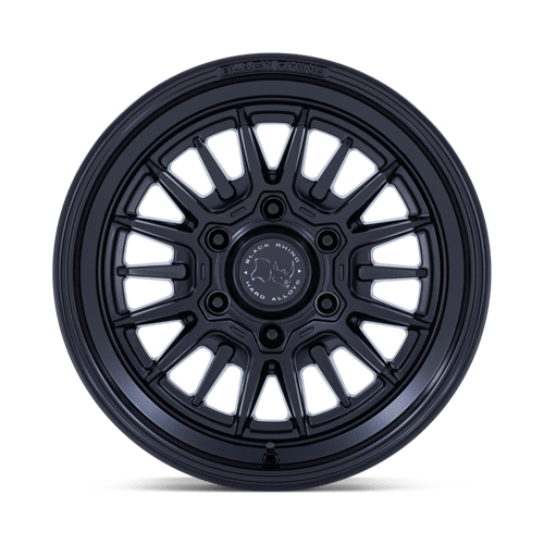 17x8 5 black rhino hard alloys br030 taleo matte black wheel 6x5.5 bolt pattern 10mm offset