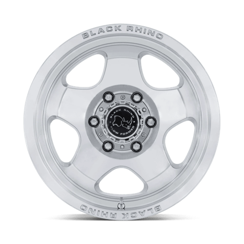 17x9 black rhino hard alloys br031 sol gloss silver w machined face wheel 6x5.5 bolt pattern 12mm offset