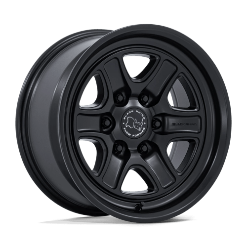 18x9 black rhino hard alloys br032 echo matte black wheel 6x5.5 bolt pattern 12mm offset