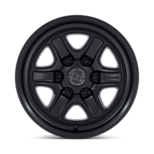 17x8 5 black rhino hard alloys br032 echo matte black wheel 6x5.5 bolt pattern 25mm offset