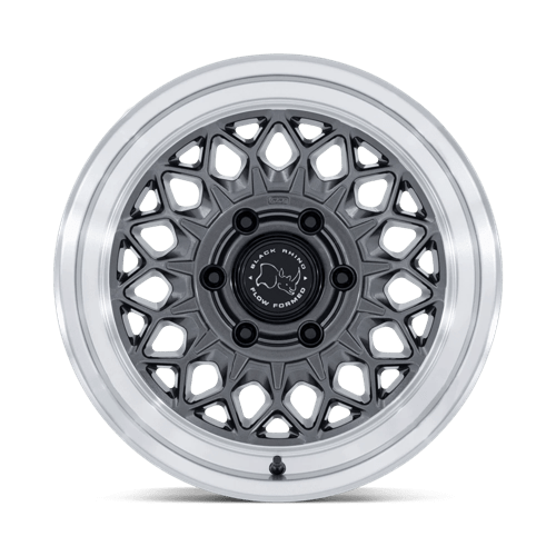 17x8 5 black rhino hard alloys br034 graz gloss gunmetal w machined lip wheel 6x5.5 bolt pattern 0mm offset