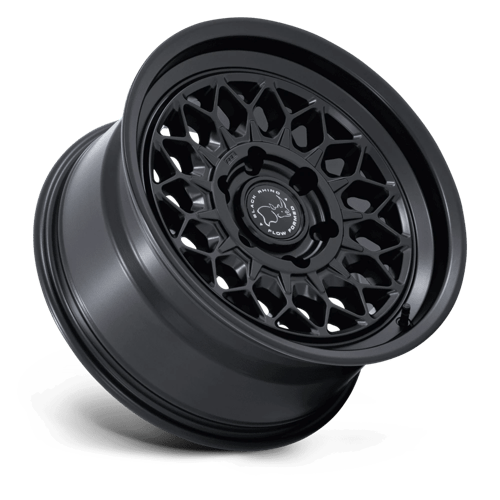 17x8 5 black rhino hard alloys br034 graz matte black wheel 6x5.5 bolt pattern 0mm offset