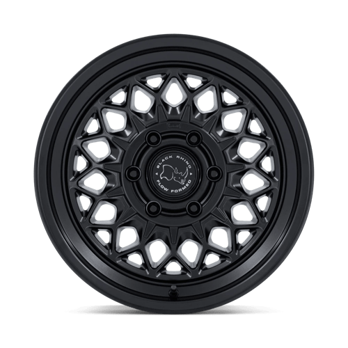 17x8 5 black rhino hard alloys br034 graz matte black wheel 6x5.5 bolt pattern 0mm offset