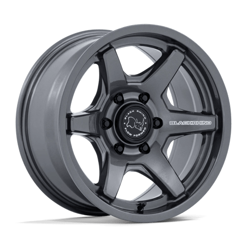 17x8 5 black rhino hard alloys br035 kuma gloss gunmetal wheel 6x5.5 bolt pattern 25mm offset