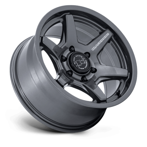 17x8 5 black rhino hard alloys br035 kuma gloss gunmetal wheel 6x5.5 bolt pattern 25mm offset