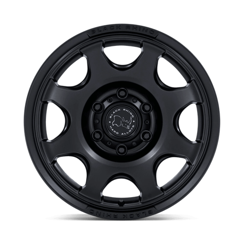 18x9 black rhino hard alloys br037 tembo matte black wheel 6x5.5 bolt pattern 12mm offset