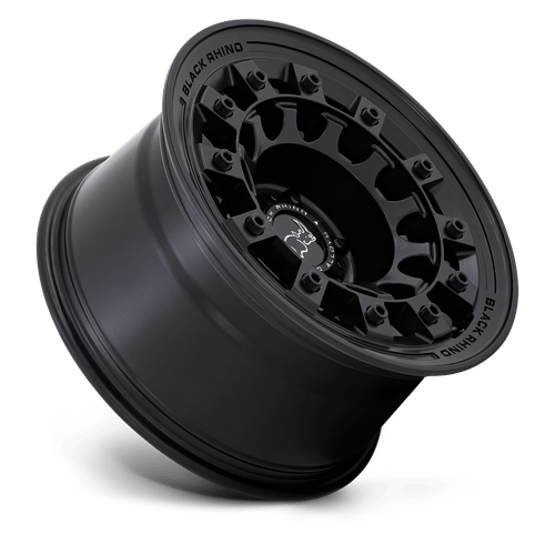 17x8 black rhino hard alloys br004 fuji matte black wheel 6x5.5 bolt pattern 20mm offset