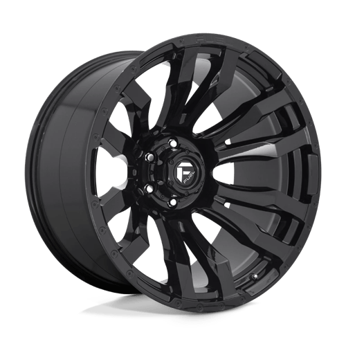 20x12 fuel off-road d675 blitz gloss black wheel 6x5.5 bolt pattern 44mm offset