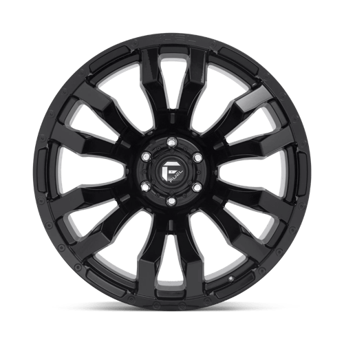 20x12 fuel off-road d675 blitz gloss black wheel 6x5.5 bolt pattern 44mm offset