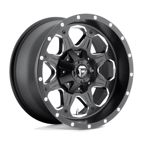 20x9 fuel off-road d534 boost matte black milled wheel 6x5.5 bolt pattern 14mm offset