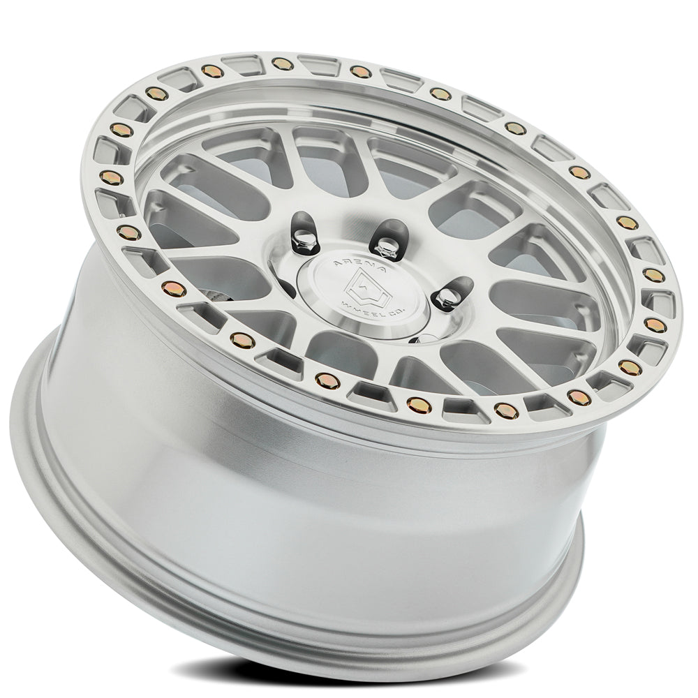 18x9 Arena Wheel A119 Boost Gloss Silver Machined Wheel 6x5.5 Bolt Pattern 0mm Offset