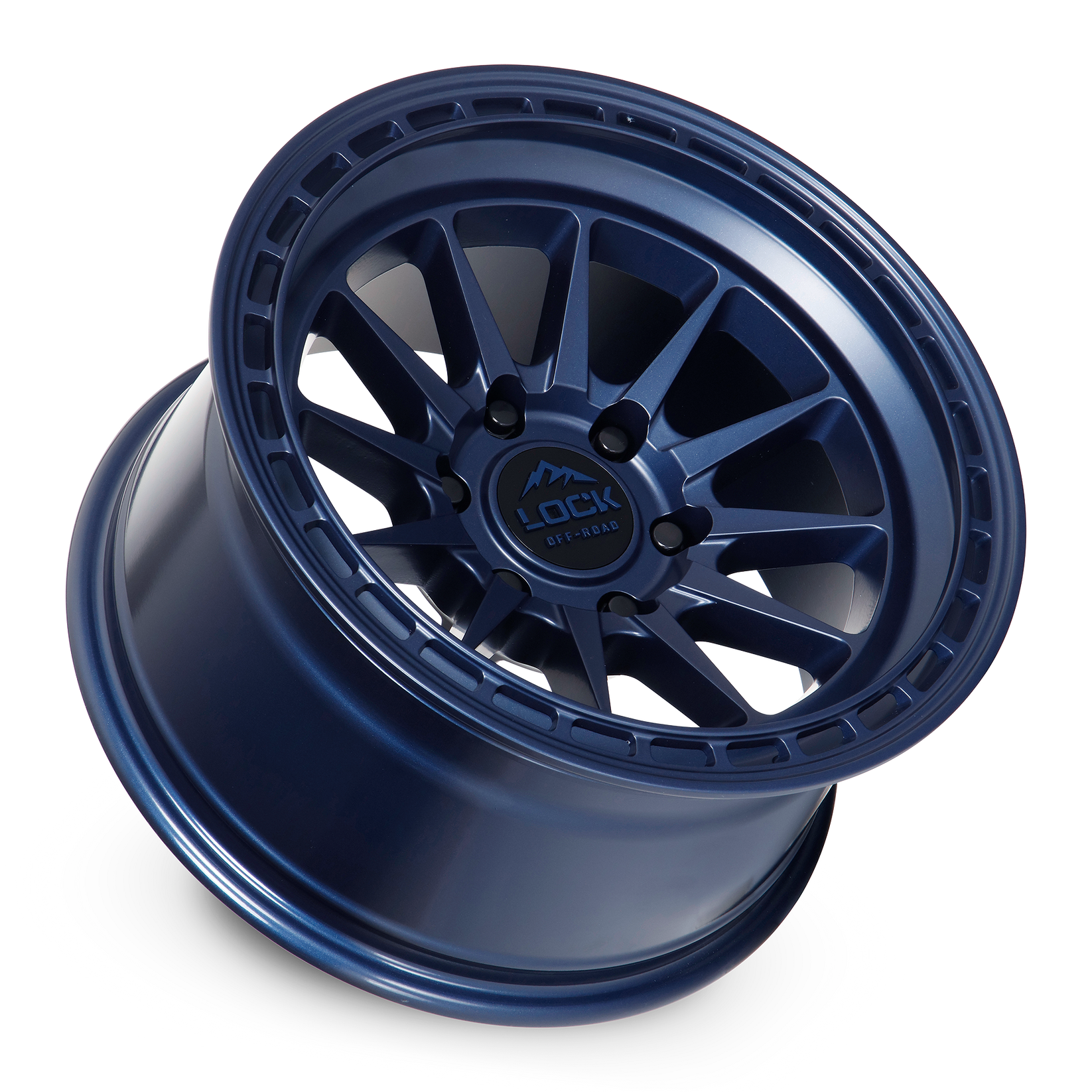 17x9 lock off-road baja matte blue wheel 6x5.5 bolt pattern 12mm offset