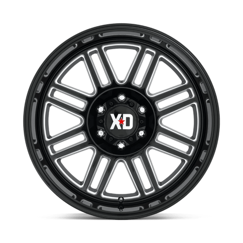 20x9 xd wheels xd850 cage gloss black milled wheel 6x5.5 bolt pattern 0mm offset