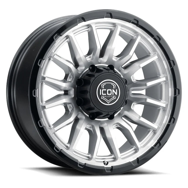 17x8.5 Icon Alloys Rancho Satin Bronze W/Gloss Black Lip Wheel 6x5.5 Bolt Pattern 0mm Offset