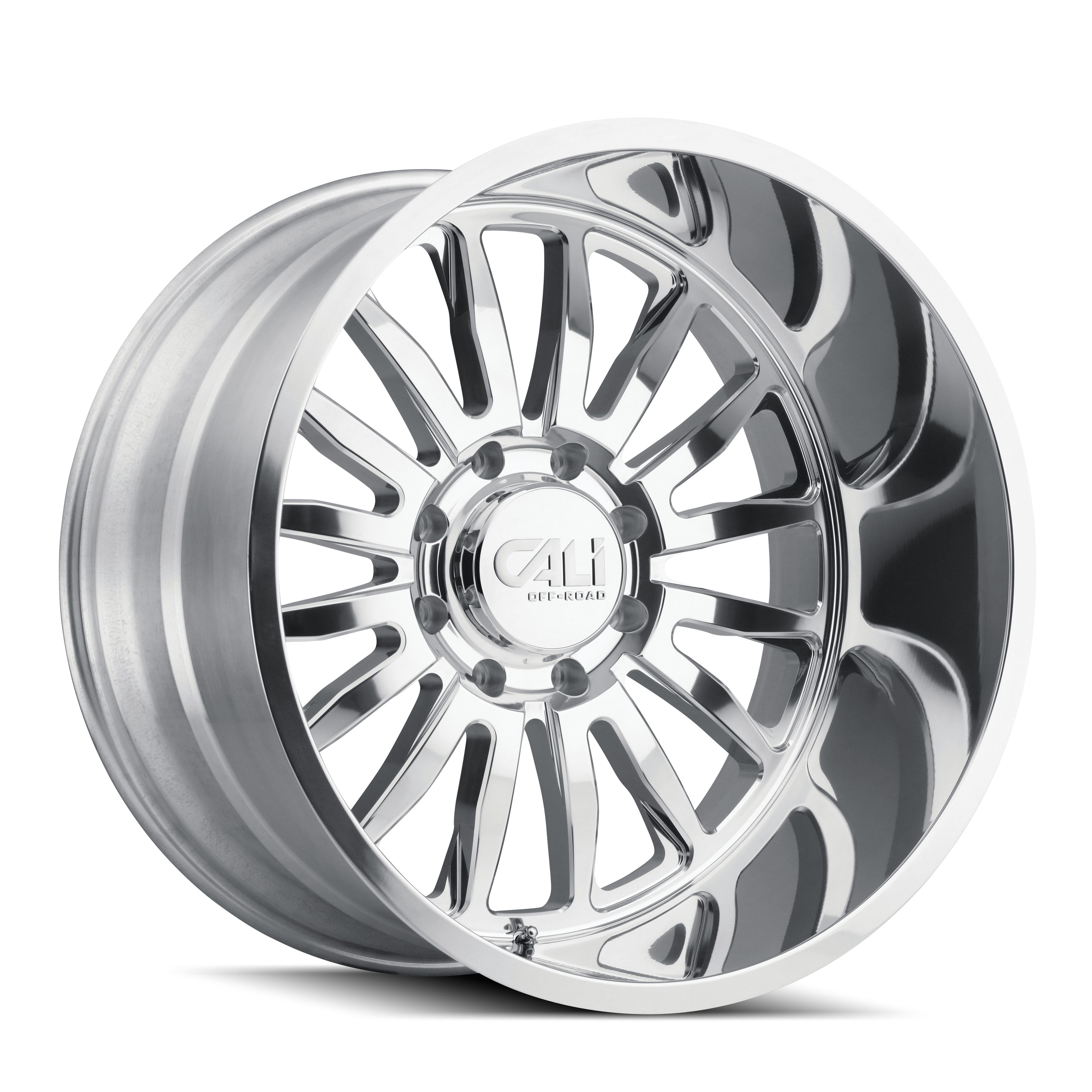 22x12 cali off-road summit polished wheel 6x5.5 bolt pattern 51mm offset