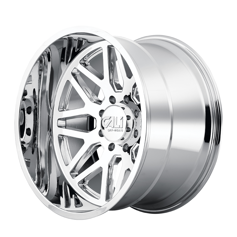 20x10 cali off-road invader chrome wheel 6x5.5 bolt pattern 25mm offset