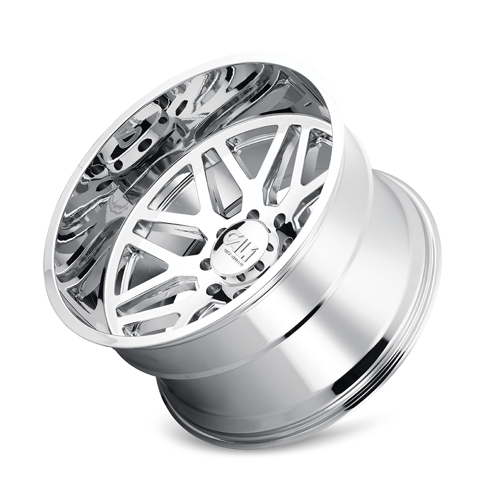 20x10 cali off-road invader chrome wheel 6x5.5 bolt pattern 25mm offset