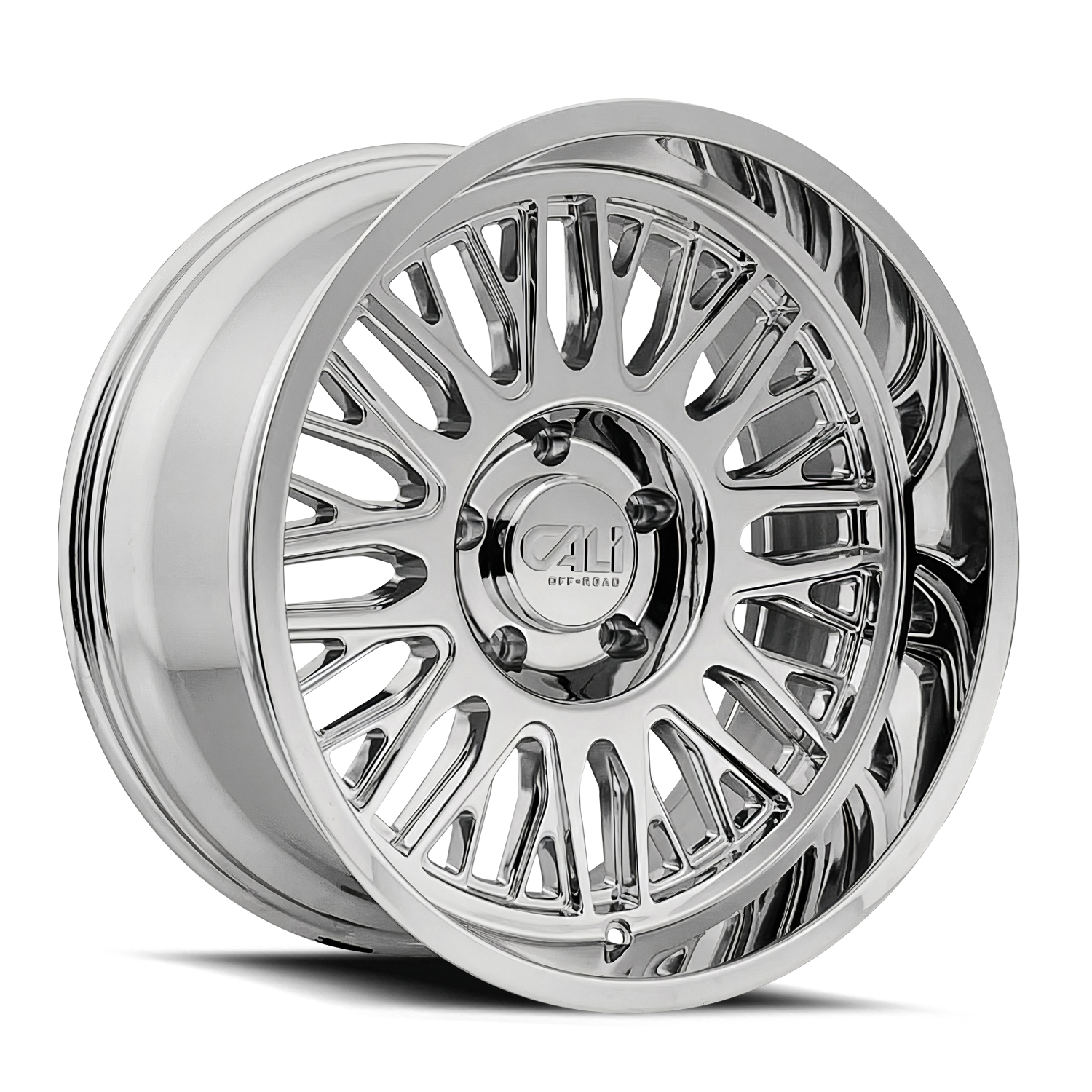 20x10 cali off-road vertex chrome wheel 6x5.5 bolt pattern 25mm offset
