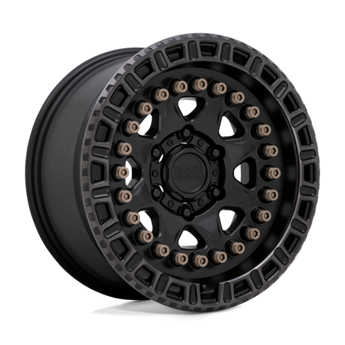 20x9 black rhino hard alloys cbn carbine matte black w mach tint ring wheel 6x5.5 bolt pattern 0mm offset