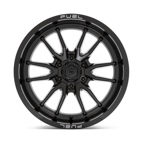 20x10 fuel off-road d760 clash gloss black wheel 6x5.5 bolt pattern 18mm offset