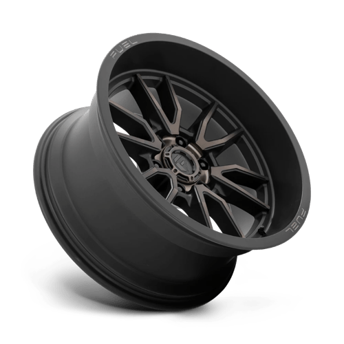 20x10 fuel off-road d762 clash matte black double dark tint wheel 6x5.5 bolt pattern 18mm offset