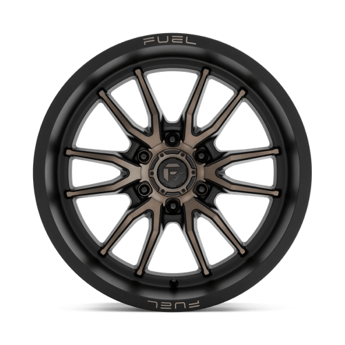 17x9 fuel off-road d762 clash matte black double dark tint wheel 6x5.5 bolt pattern 1mm offset