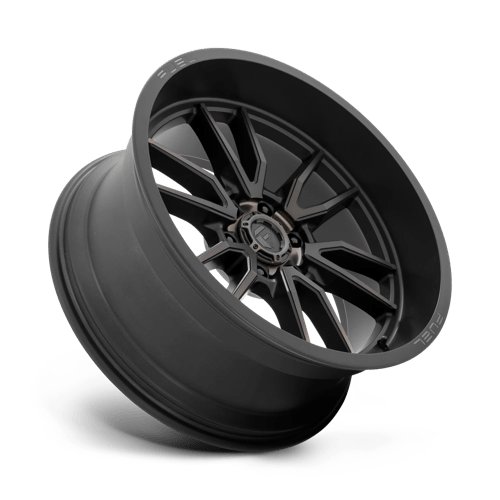 22x10 fuel off-road d762 clash matte black double dark tint wheel 6x5.5 bolt pattern 18mm offset