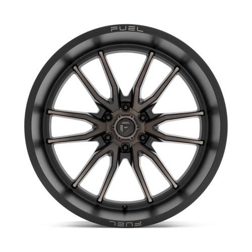 24x12 fuel off-road d762 clash matte black double dark tint wheel 6x5.5 bolt pattern 44mm offset