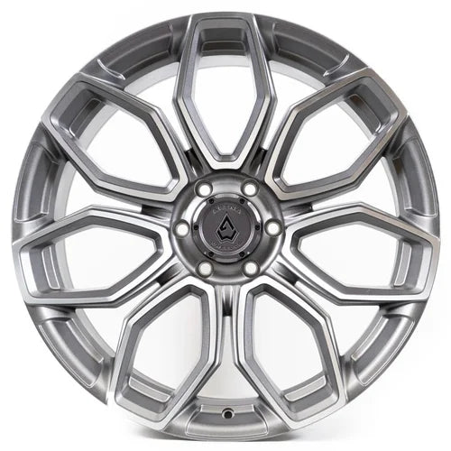 20x10 arena wheel a116 cobra texture gun metal machine clear coat wheel 6x5.5 bolt pattern 18mm offset
