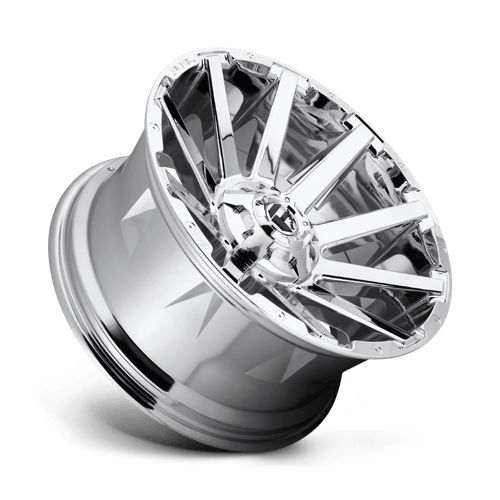 20x9 fuel off-road d614 contra chrome wheel 6x5.5 bolt pattern 2mm offset