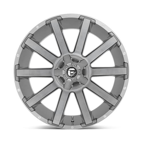 20x9 fuel off-road d714 contra platinum brushed gun metal tinted clear wheel 6x5.5 bolt pattern 19mm offset