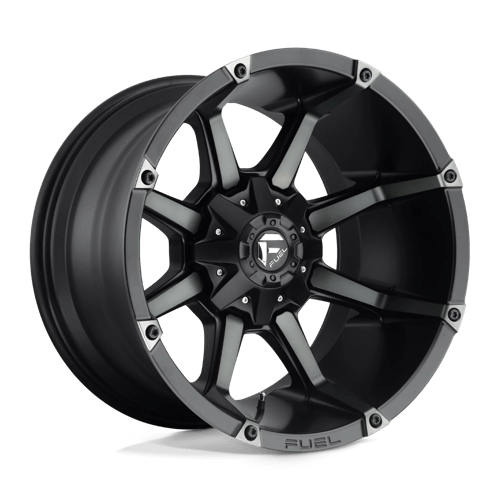 20x9 fuel off-road d556 coupler matte black double dark tint wheel 6x5.5 bolt pattern 20mm offset
