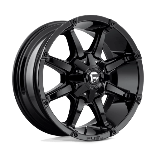 20x9 fuel off-road d575 coupler gloss black wheel 6x5.5 bolt pattern 1mm offset