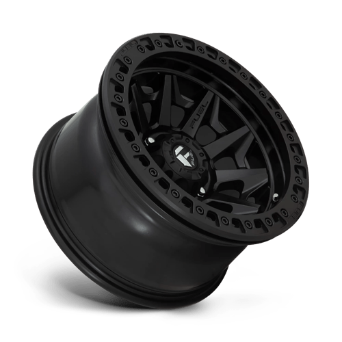 17x9 fuel off-road d114 covert matte black beadlock wheel 6x5.5 bolt pattern 15mm offset