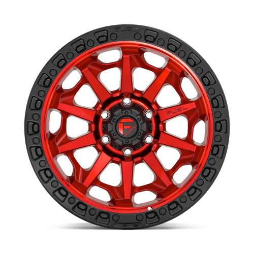 16x8 fuel off-road d695 covert candy red black bead ring wheel 6x5.5 bolt pattern 1mm offset