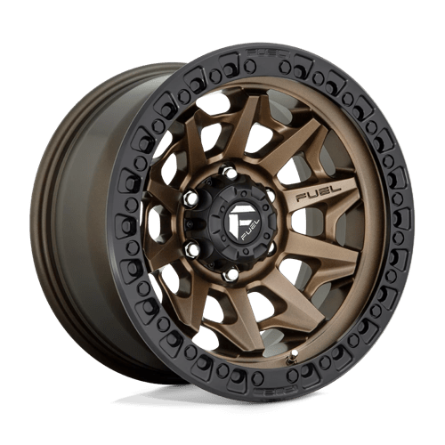 17x9 fuel off-road d696 covert matte bronze black bead ring wheel 6x5.5 bolt pattern 12mm offset