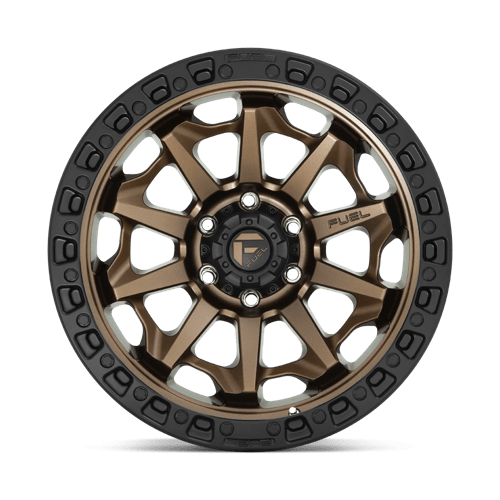 17x9 fuel off-road d696 covert matte bronze black bead ring wheel 6x5.5 bolt pattern 1mm offset