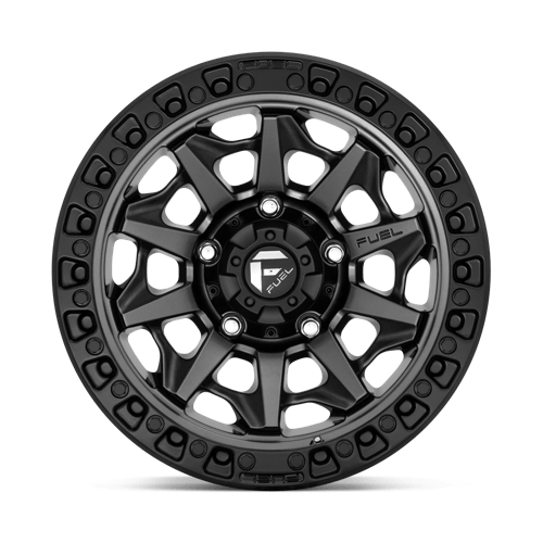 20x10 fuel off-road d716 covert matte gunmetal black bead ring wheel 6x5.5 bolt pattern 18mm offset