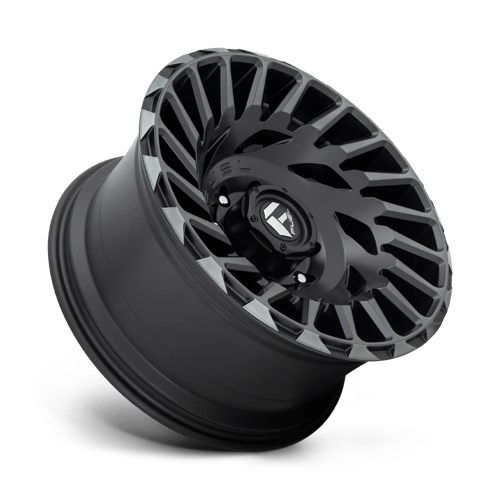 18x9 fuel off-road d683 cyclone matte mach double dark tint wheel 6x5.5 bolt pattern 12mm offset