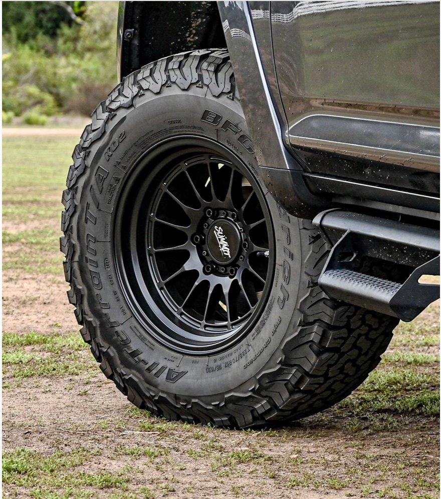 17x9 SSW Offroad Dakar Matte Black Wheel 6x5.5 Bolt Pattern 0 mm Offset