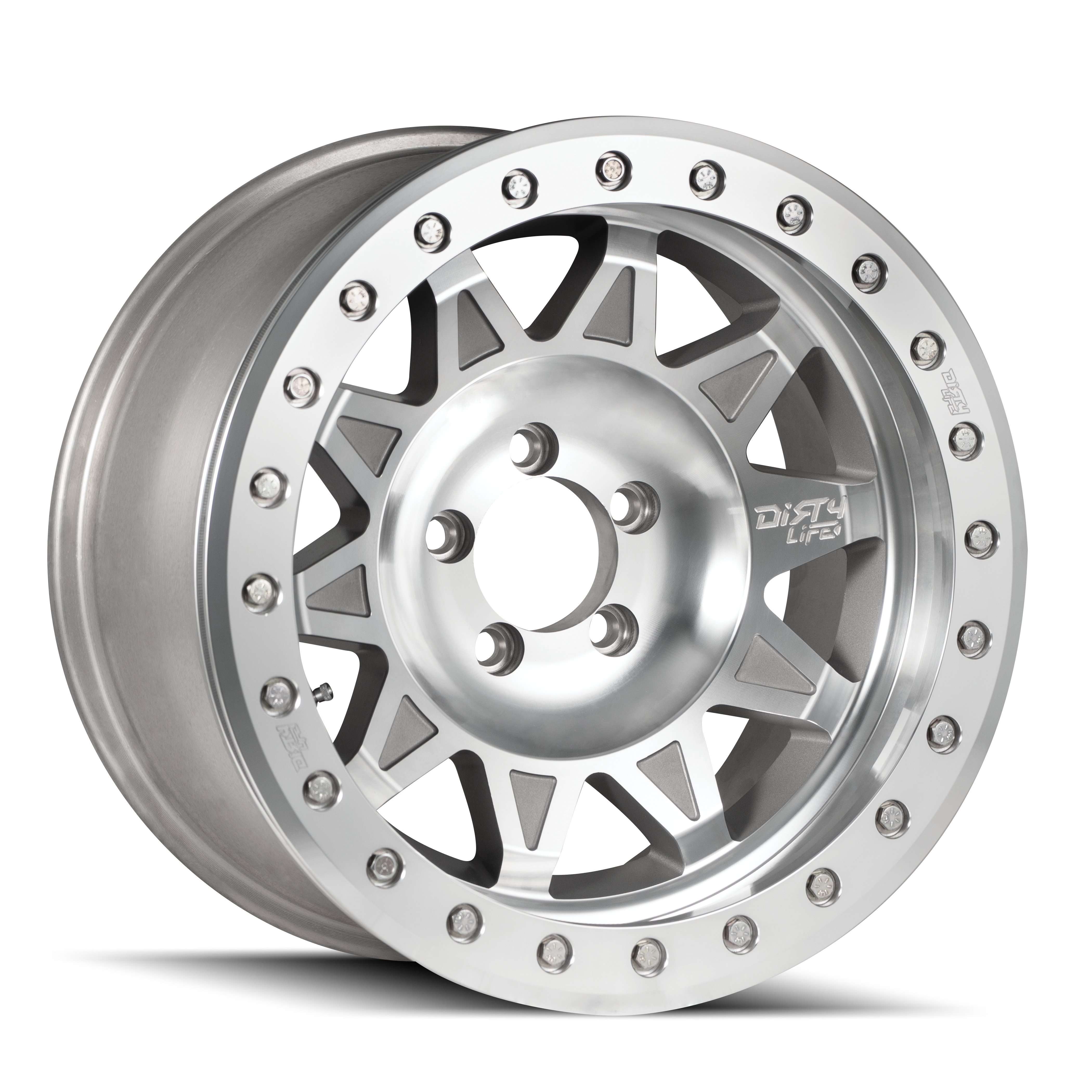 17x9 dirty life roadkill machined wheel 6x5.5 bolt pattern 14mm offset
