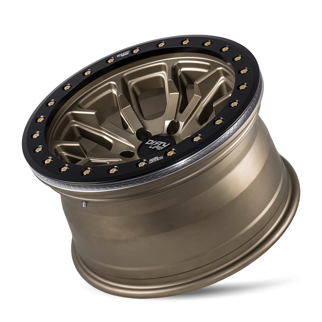 17x9 dirty life dt 1 satin bronze wheel 6x5.5 bolt pattern 12mm offset