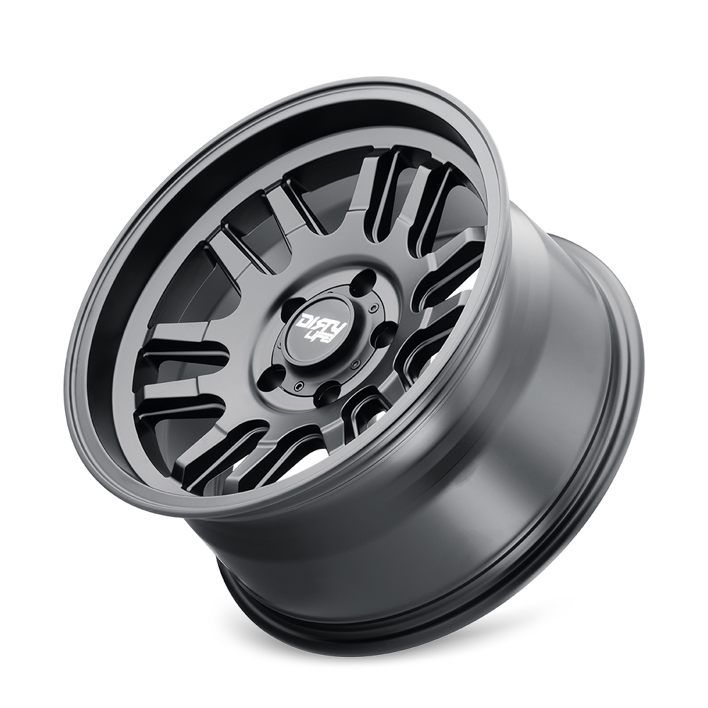17x9 dirty life canyon matte black wheel 6x5.5 bolt pattern 0mm offset