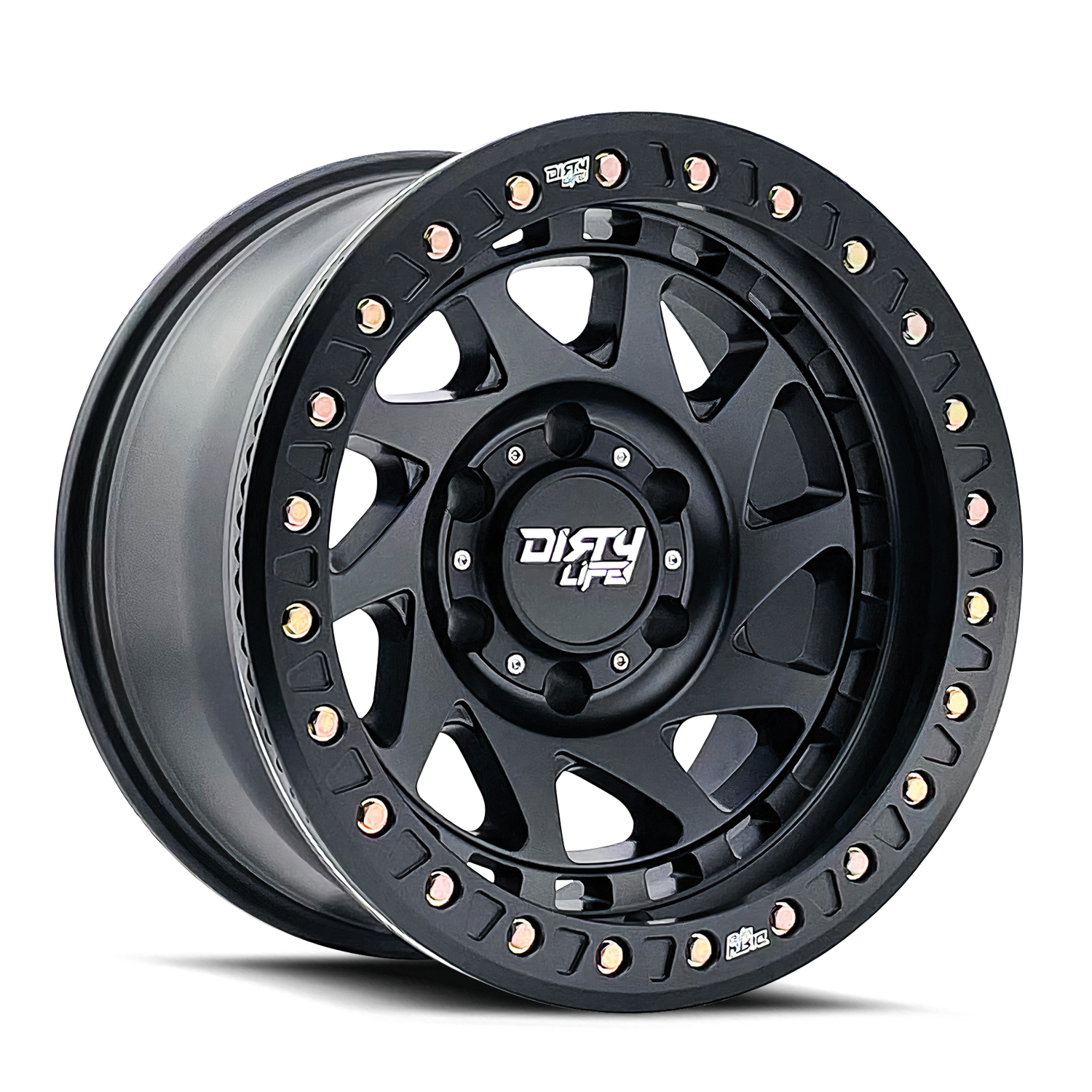 17x9 dirty life enigma race matte black wheel 6x5.5 bolt pattern 38mm offset
