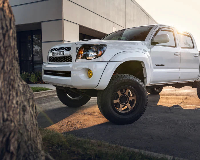 17x9 Falcon Wheels T1 Matte Bronze W/Matte Black Ring Wheel 6x5.5 Bolt Pattern -12mm Offset