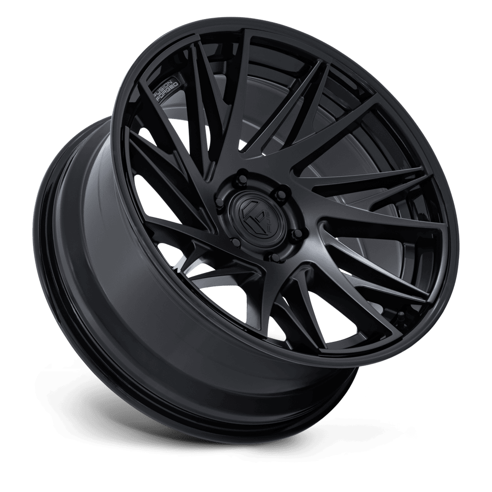 20x10 Fuel Off-Road FC405 Dynamo Matte Black W/Gloss Black Lip Hybrid Forged Wheel 6x5.5 Bolt Pattern -18mm Offset